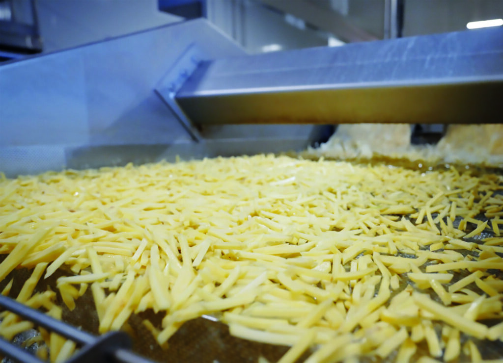 Pizzoli production line for coated French fries